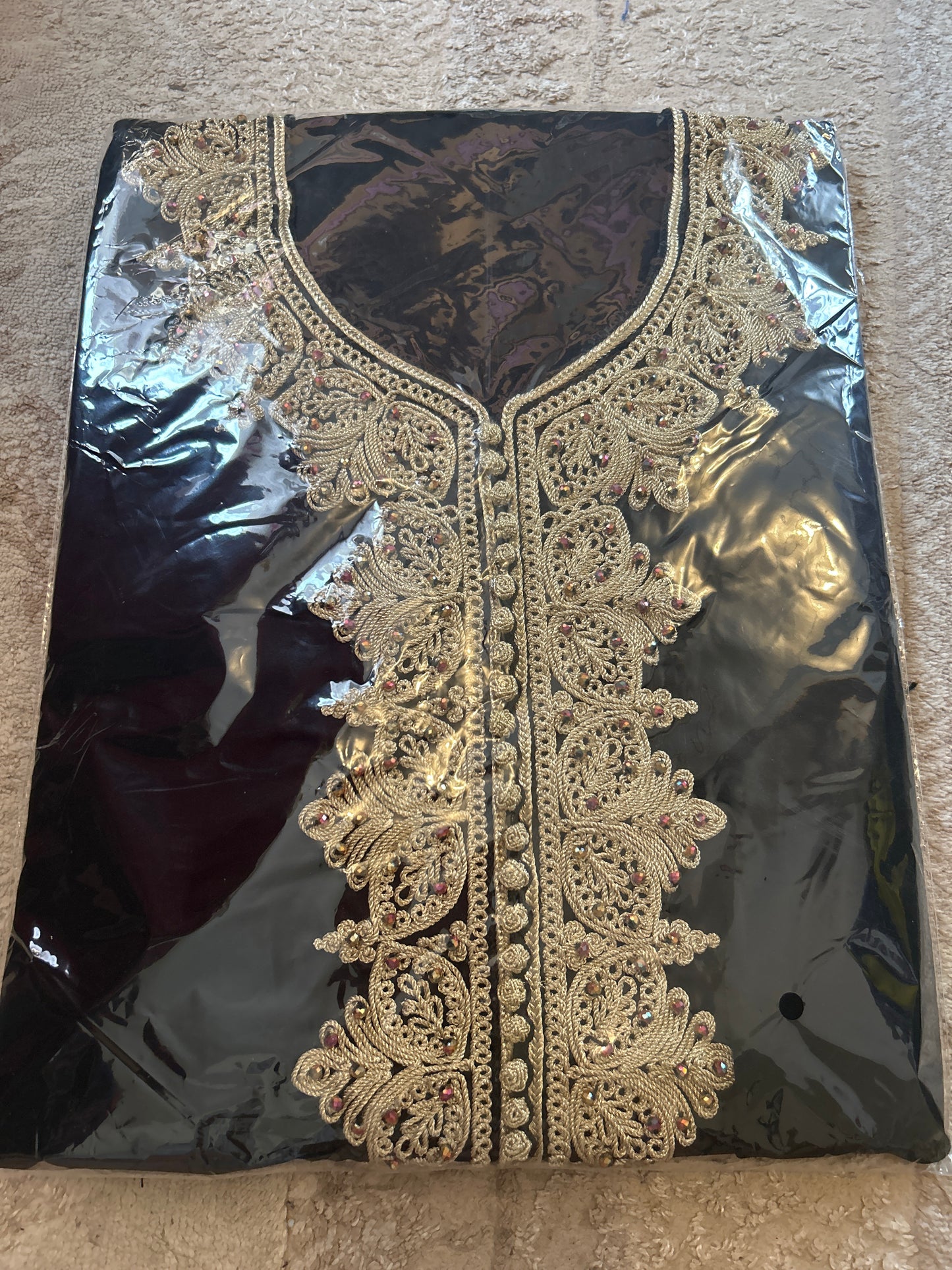 Caftan noir très classe w simple