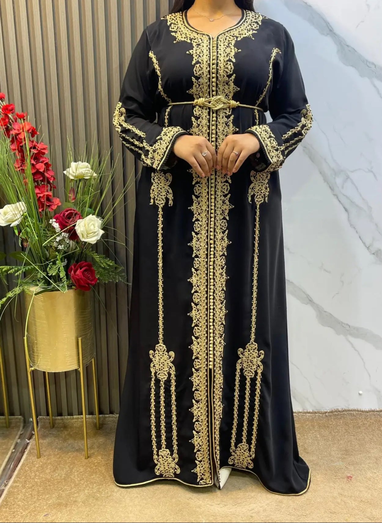 Caftan de luxe + Ceinture cadeau