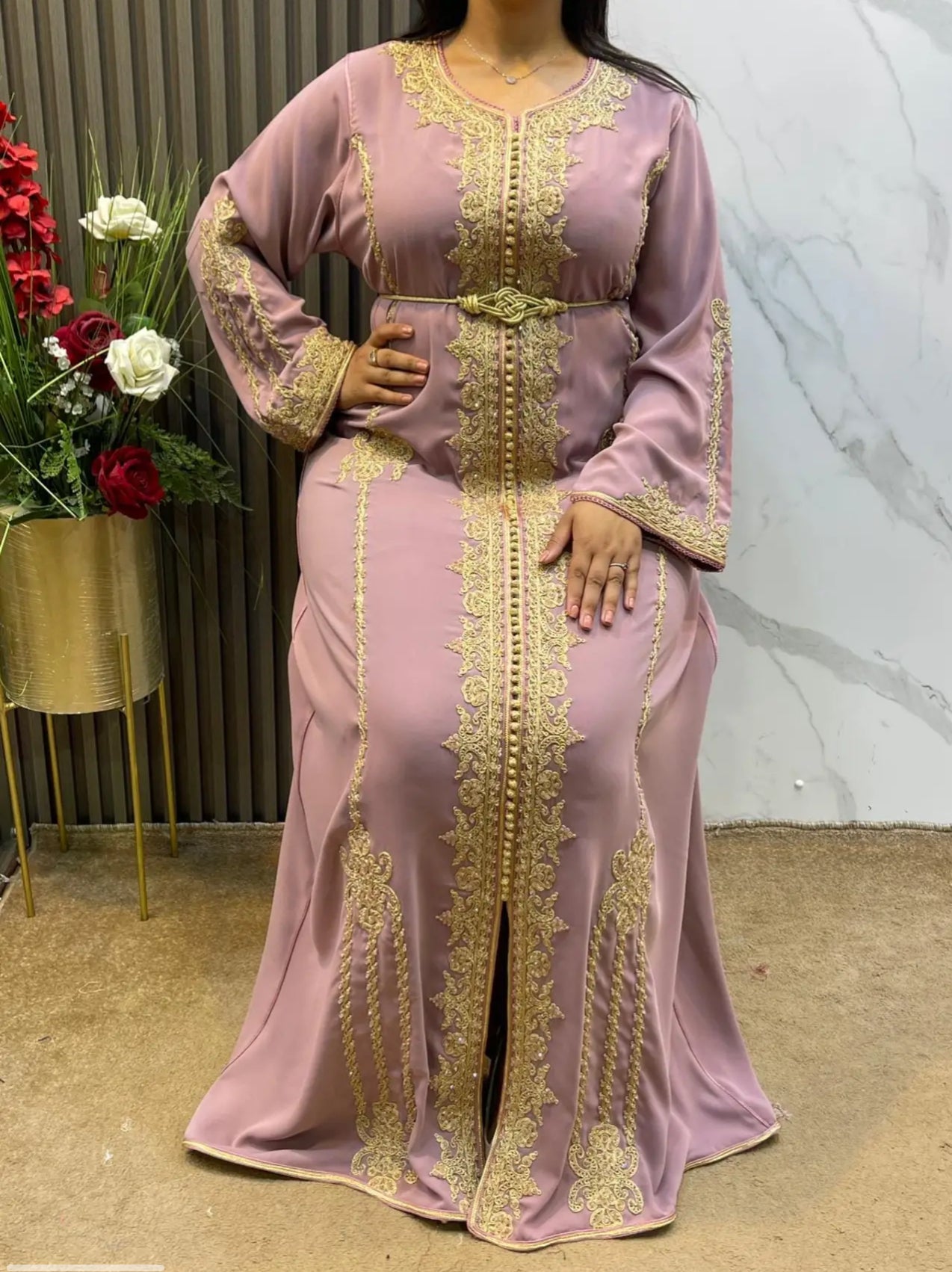 Caftan de luxe + Ceinture cadeau