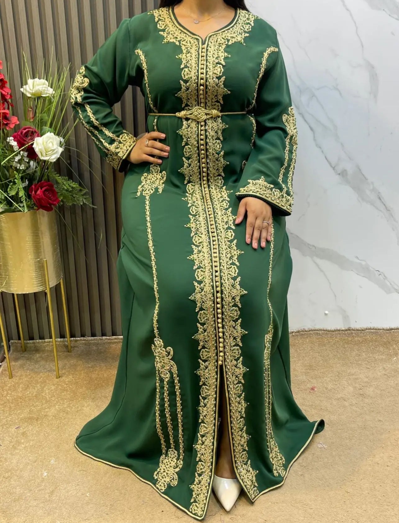 Caftan de luxe + Ceinture cadeau