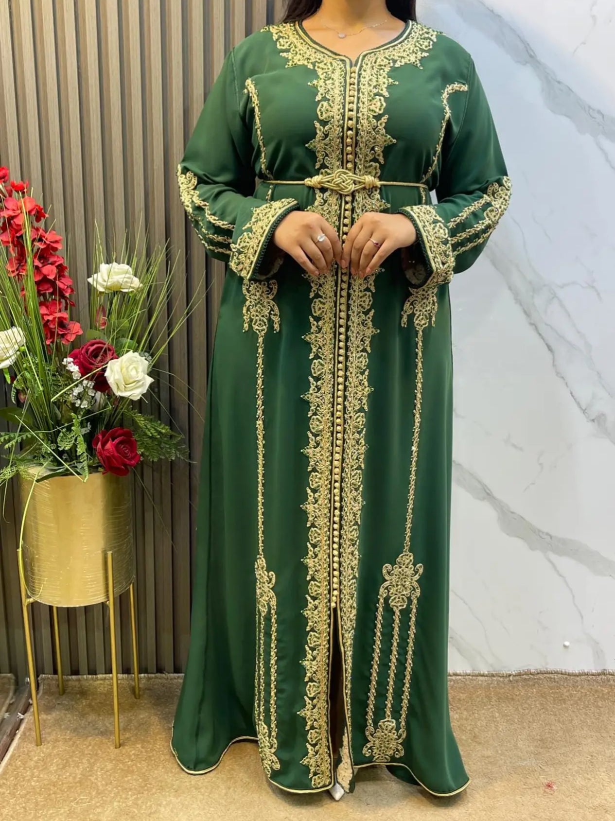 Caftan de luxe + Ceinture cadeau