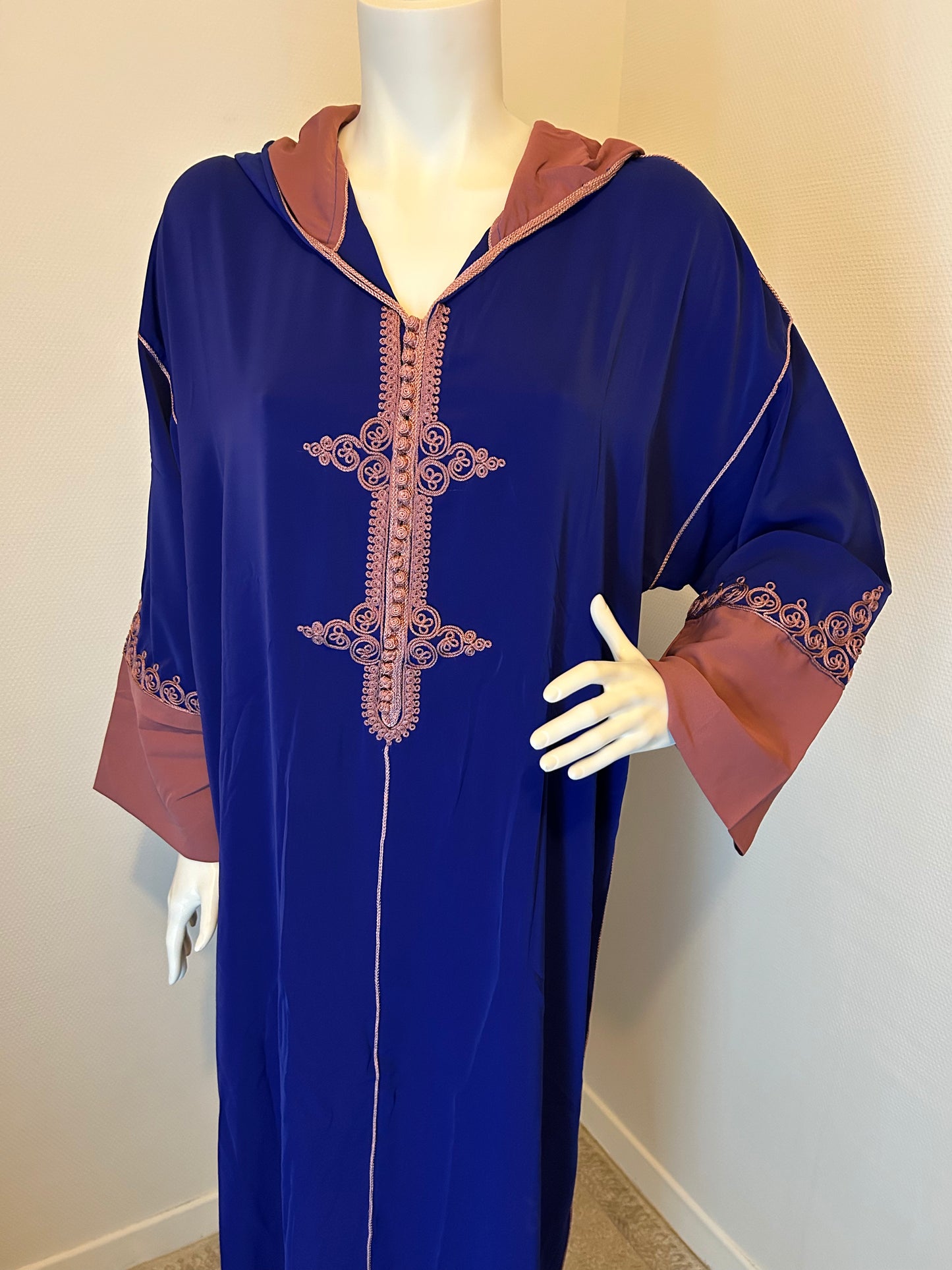 Djelaba mekhzania tissu crêpe