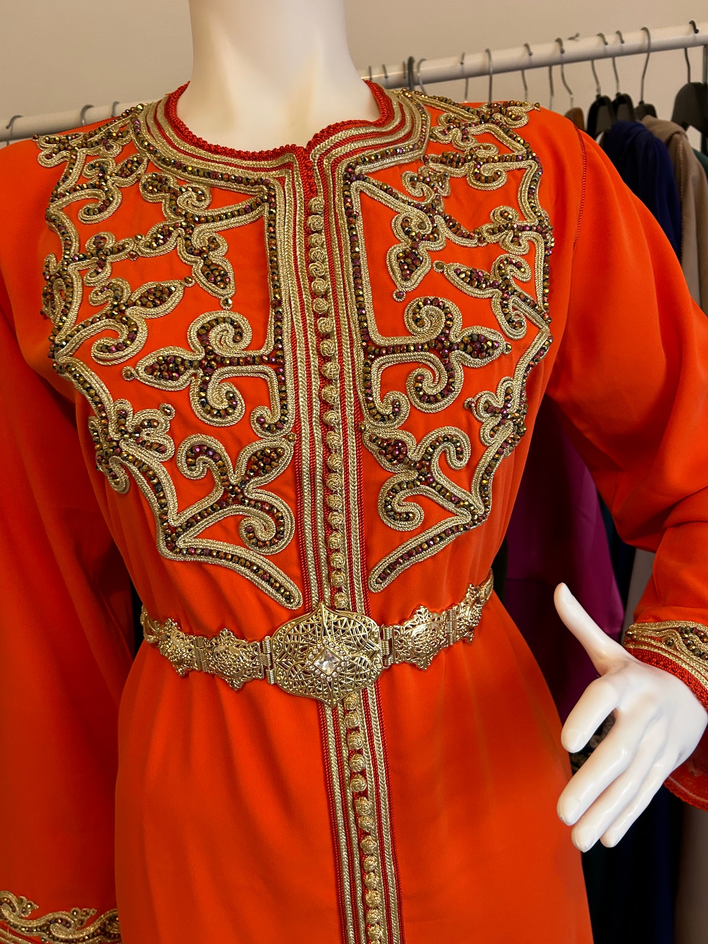 Caftan très tendance + ceinture cadeau 🎁