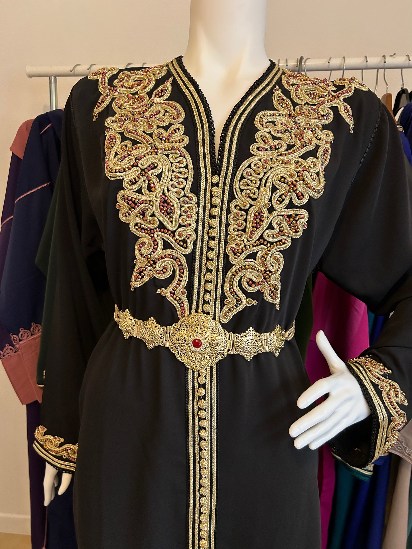 Caftan très classe + ceinture cadeau 🎁
