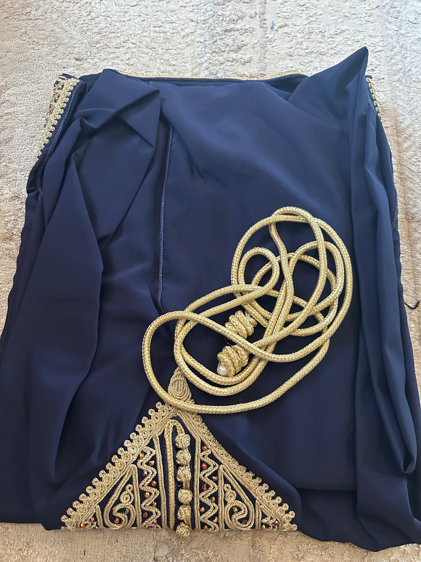 Caftan bleu marine très classe