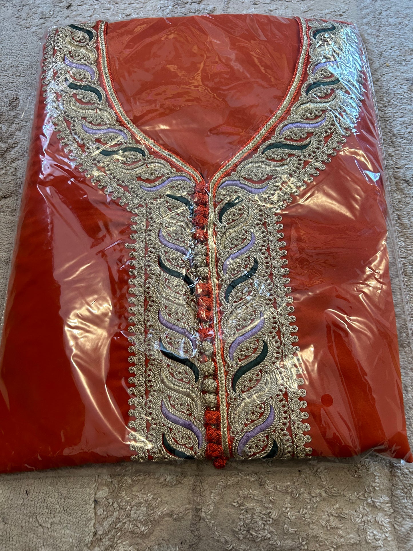 Caftan crêp haute qualité très classe