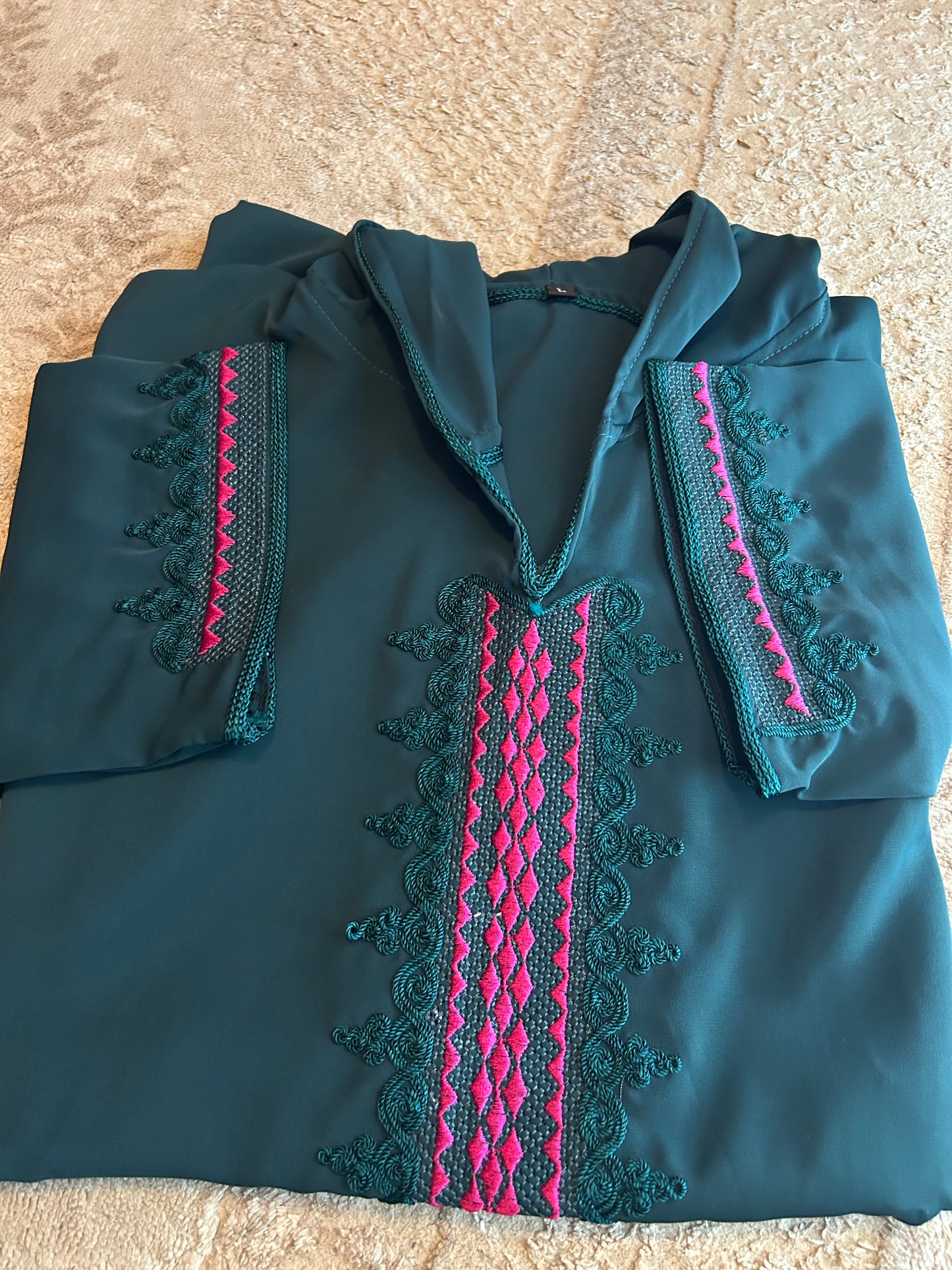 Jellaba crep Coria haute qualité New colección