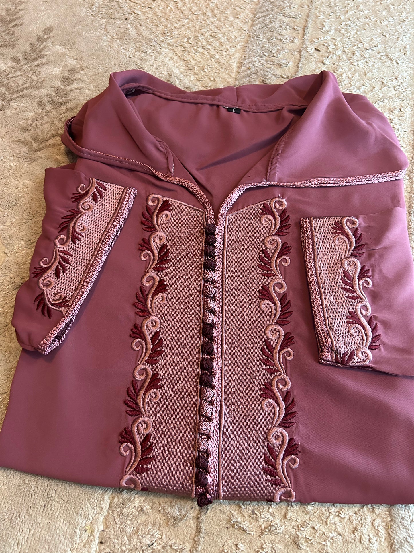 Jellaba crep Coria haute qualité New colección