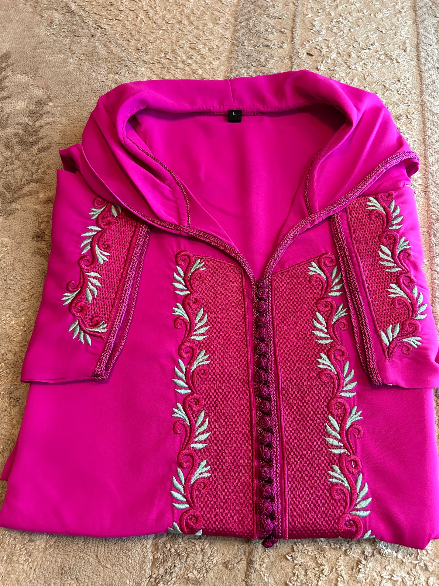 Jellaba crep Coria haute qualité New colección