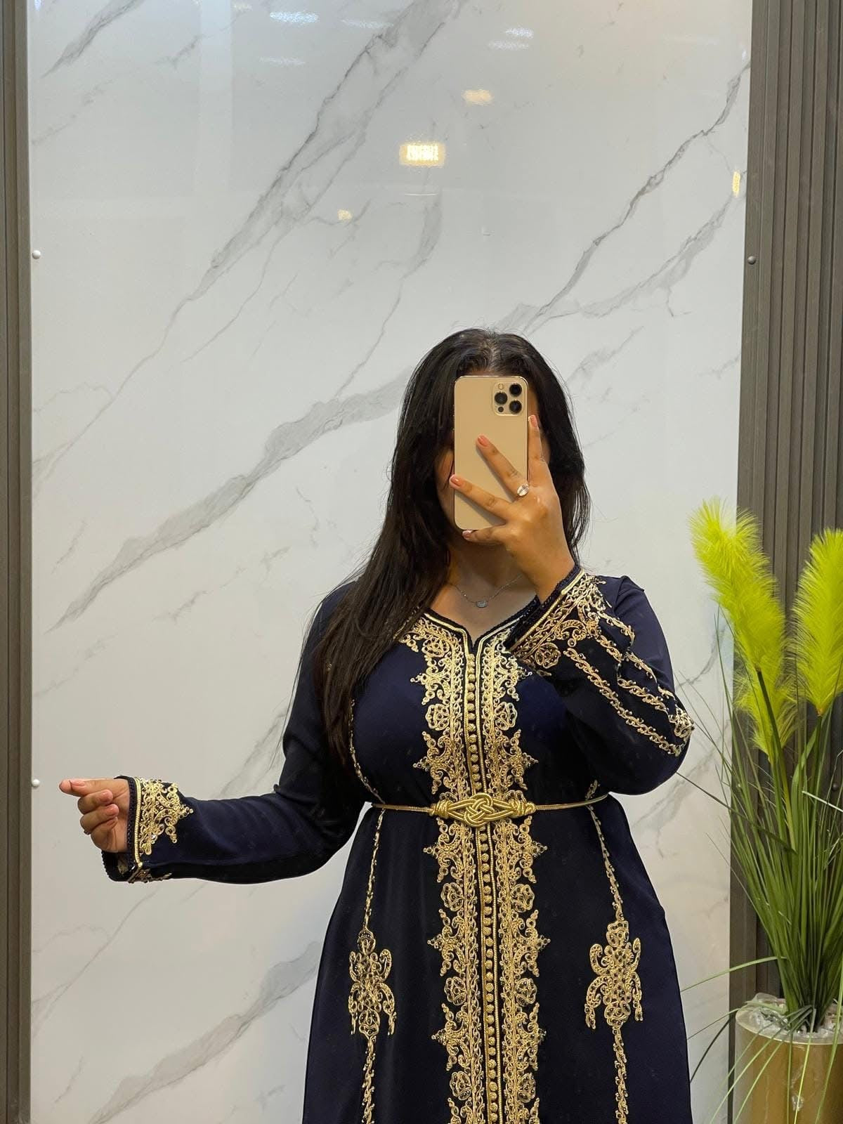 Caftan de luxe + Ceinture cadeau