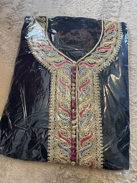 Caftan bleu marine très classe w simple